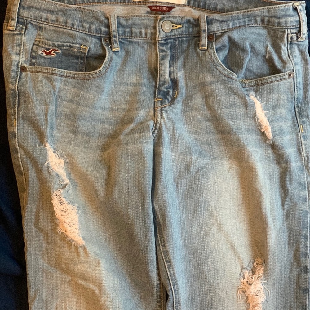Hollister Light Ripped Jeans